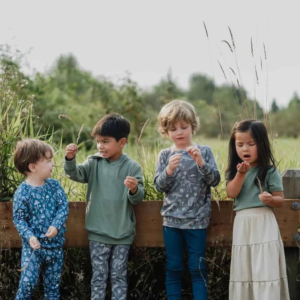 Kids' Lightweight Bamboo Hoodie with Side Seam Pockets