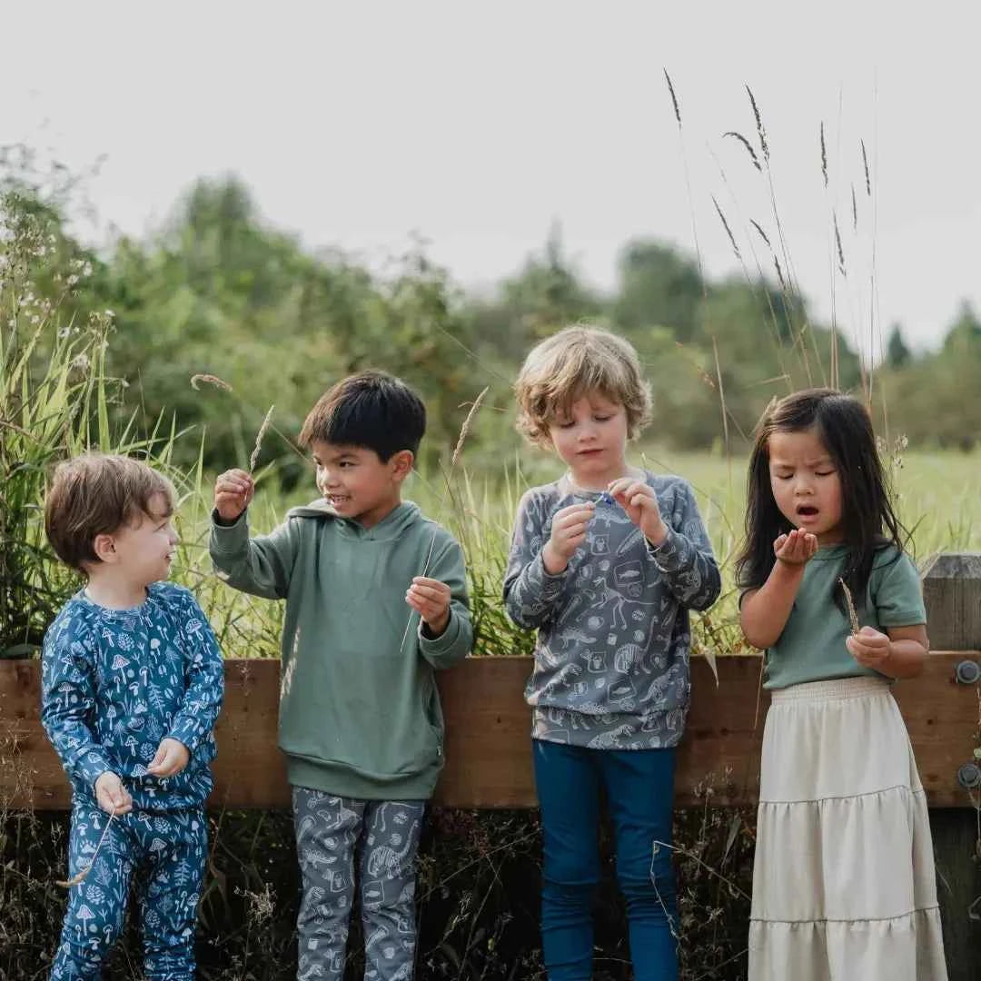 Kids' Lightweight Bamboo Hoodie with Side Seam Pockets